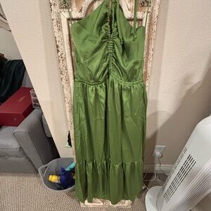 1. State Halter Beaded Green Dress from Macys